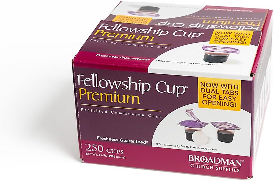 FELLOWSHIP CUP PREMIUM BOX OF 250 - LIFEWAY CHRISTIAN RESOURCES